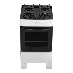 Fogão 4b Electra Glass Branco