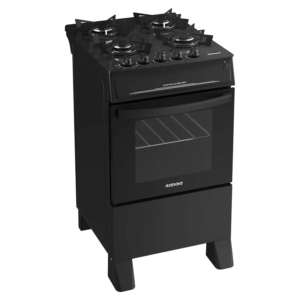 Fogão 4b Electra Glass Preto