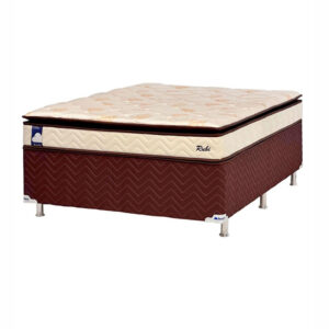 Unibox Casal Mola Ensacada C/ Pillow Rubi