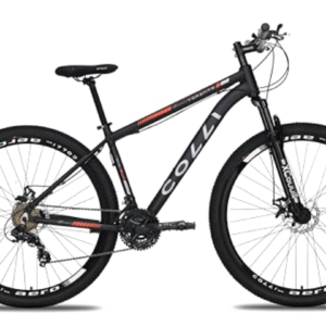 BICICLETA ARO 29 TORONTO ALUMÍNIO 652-72D - PRETO/LARANJA NEON