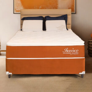 Conjunto Box Casal Molas Ensacadas Isovisco c/Pillow