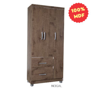 Roupeiro Zaqueu 3 portas Nogal