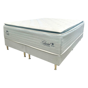 Conjunto Box Queen Mola Ensacada Glacial