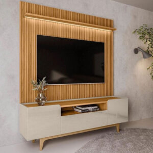 Rack Orlando C/ Painel Ouro Preto