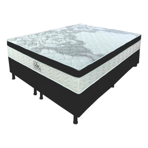 COLCHAO BOX QUEEN MOLA ENSAC ISO LUXO PRETO 158X198X30
