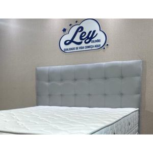 CABECEIRA BOX CASAL TEC SUEDE 140X125