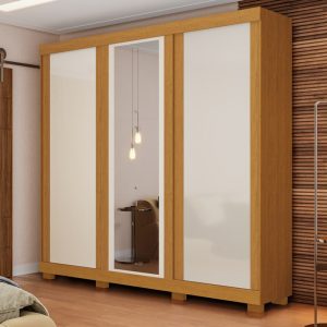 ROUPEIRO ZARA 3P/4G CORRER C/ESPELHO - ACP MOVEIS