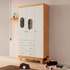 ROUPEIRO INFANTIL PINGO 3P/ 3G C/DETALHE PORTA - PEROBA