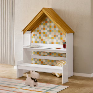 CASINHA+BANQUINHO SOLT INFANTIL SOL - PEROBA