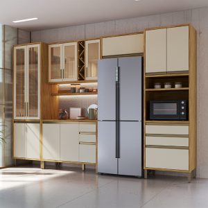COZINHA MODULADA TEMPRANILLO 5 PEÇAS - RIO DOCE