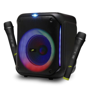 CAIXA DE SOM CUBE C/ 2 MIC 250W RMS - GOLDENTEC