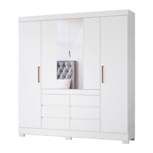 ROUPEIRO CÁDIS 4P/6G C/ESPELHO - DEMOBILE