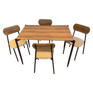 CONJ MESA RETANGULAR 4C ELEGANCE - SILCAR