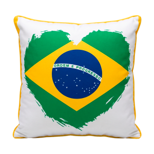 ALMOFADA BRASIL 45X45 - FORTAL TRAVESSEIROS