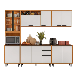 COZINHA MODULADA ETNA 5 PEÇAS - POLIMAN