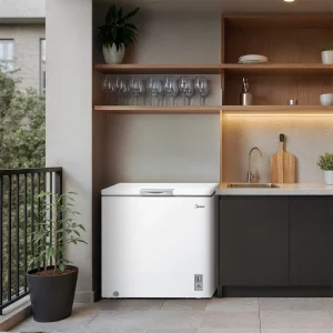 FREEZER HORIZONTAL INVER MDRC280 198L - MIDEA